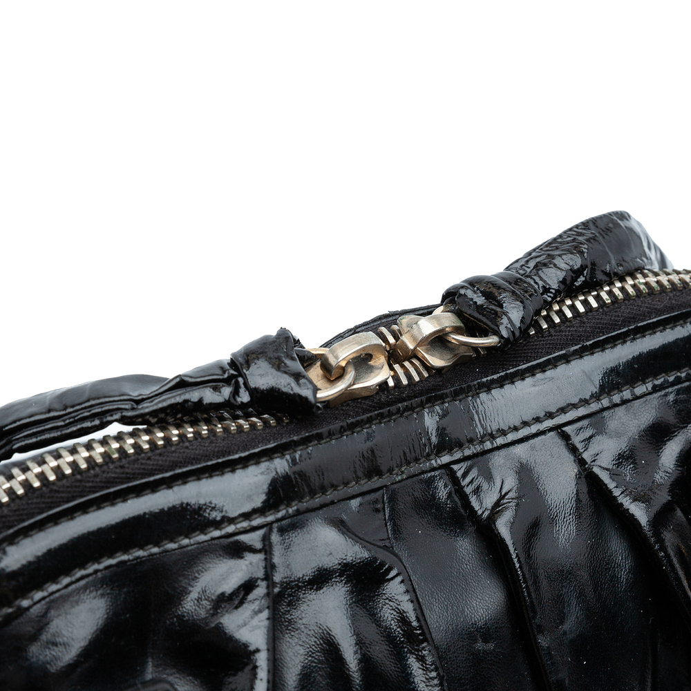 Pre-Loved Gucci Large Patent Hysteria Satchel - Picture 7 of 9